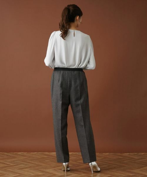 Leilian PLUS HOUSE / レリアンプラスハウス その他パンツ | ツイードテーパードパンツ | 詳細12