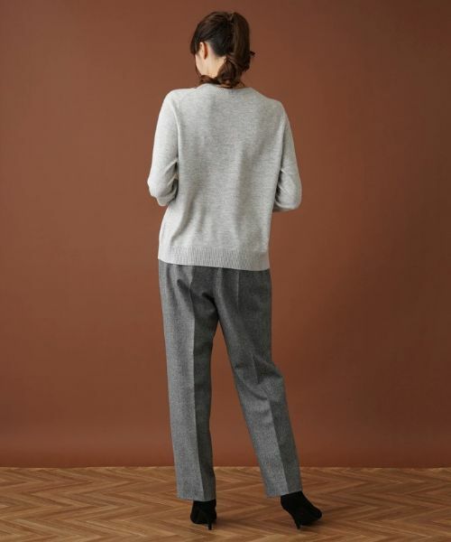 Leilian PLUS HOUSE / レリアンプラスハウス その他パンツ | ツイードテーパードパンツ | 詳細3