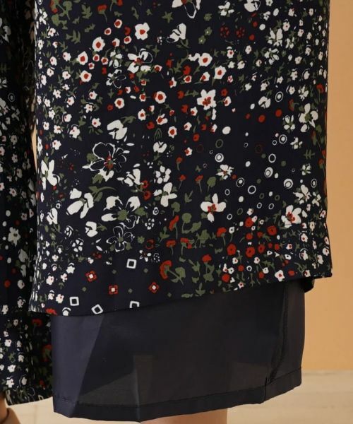 Leilian PLUS HOUSE / レリアンプラスハウス その他パンツ | 小花柄ワイドパンツ | 詳細10