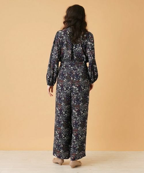 Leilian PLUS HOUSE / レリアンプラスハウス その他パンツ | 小花柄ワイドパンツ | 詳細3