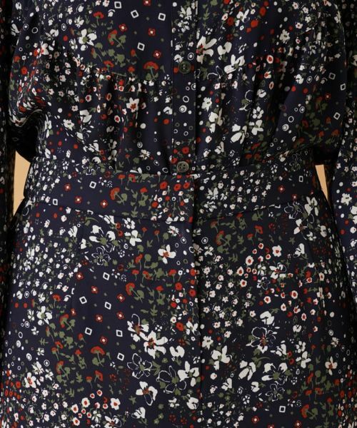 Leilian PLUS HOUSE / レリアンプラスハウス その他パンツ | 小花柄ワイドパンツ | 詳細7