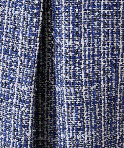 Leilian PLUS HOUSE / レリアンプラスハウス ミニ・ひざ丈スカート | ファンシーツイードタックフレアスカート | 詳細11