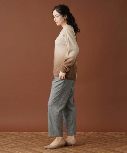 Leilian PLUS HOUSE / レリアンプラスハウス ニット・セーター | グラデーションVネックニット | 詳細13