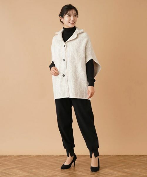 Leilian PLUS HOUSE / レリアンプラスハウス テーラードジャケット | ステンカラーニットジャケット | 詳細12