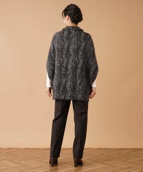 Leilian PLUS HOUSE / レリアンプラスハウス テーラードジャケット | ステンカラーニットジャケット | 詳細3