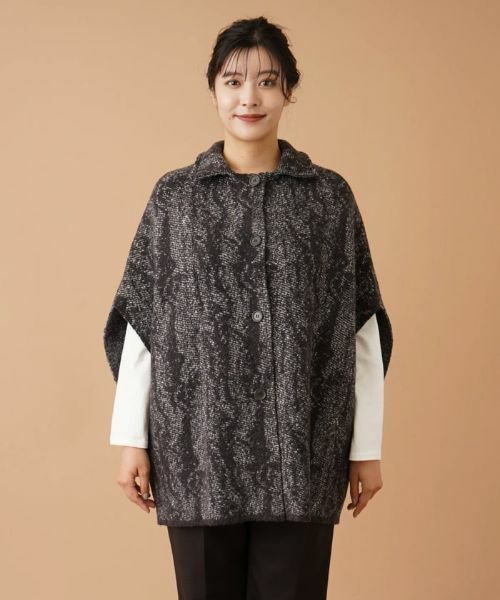 Leilian PLUS HOUSE / レリアンプラスハウス テーラードジャケット | ステンカラーニットジャケット | 詳細4