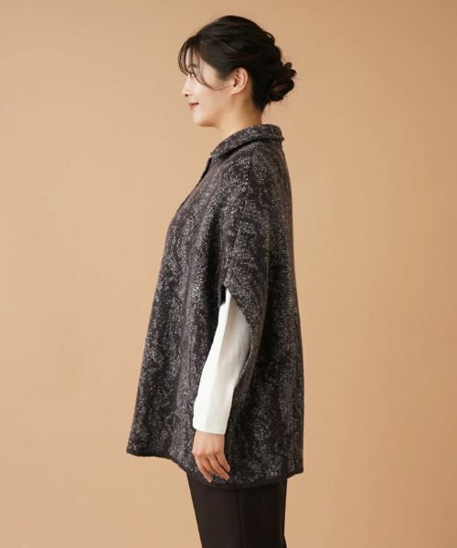 Leilian PLUS HOUSE / レリアンプラスハウス テーラードジャケット | ステンカラーニットジャケット | 詳細5
