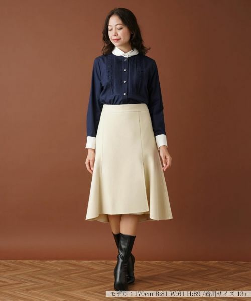 Leilian PLUS HOUSE / レリアンプラスハウス シャツ・ブラウス | ピンタックブラウス【Leilian by Eriko Nakamura】 | 詳細1