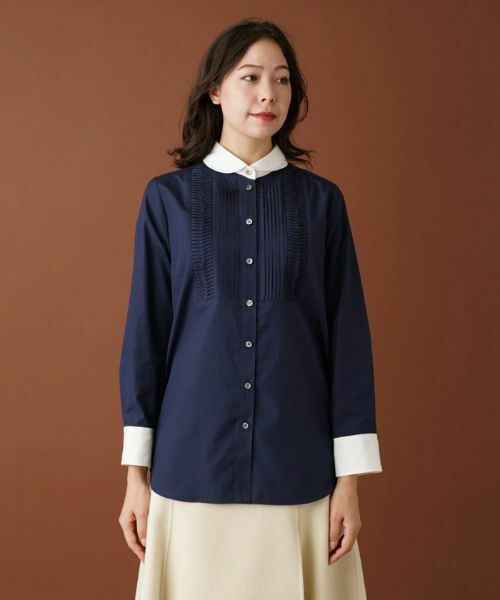 Leilian PLUS HOUSE / レリアンプラスハウス シャツ・ブラウス | ピンタックブラウス【Leilian by Eriko Nakamura】 | 詳細4