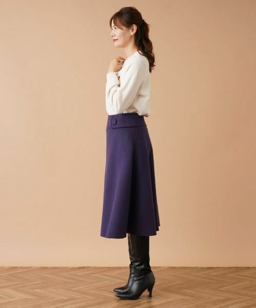 Leilian PLUS HOUSE / レリアンプラスハウス ミニ・ひざ丈スカート | フレアスカート【Leilian by Eriko Nakamura】 | 詳細2
