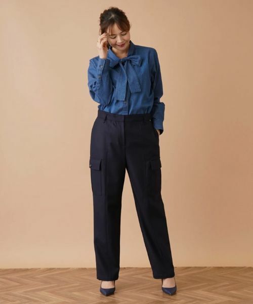 Leilian PLUS HOUSE / レリアンプラスハウス その他パンツ | スリムカーゴパンツ【Leilian by Eriko Nakamura】 | 詳細12