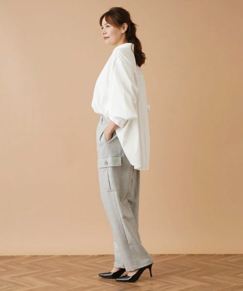 Leilian PLUS HOUSE / レリアンプラスハウス その他パンツ | スリムカーゴパンツ【Leilian by Eriko Nakamura】 | 詳細2