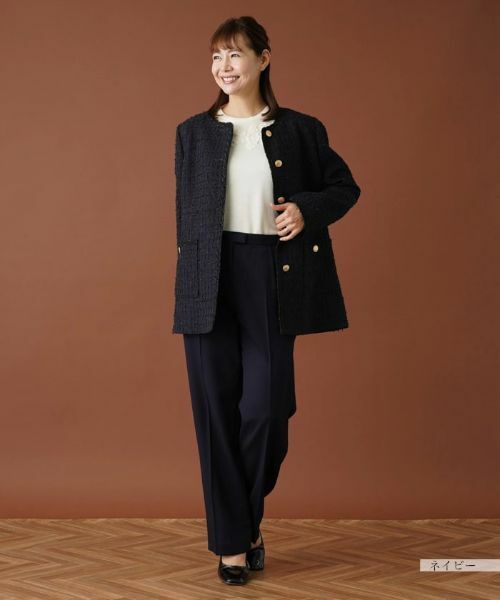 Leilian PLUS HOUSE / レリアンプラスハウス その他パンツ | ストレートロングパンツ | 詳細1