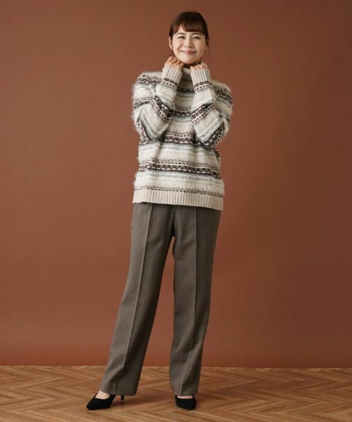 Leilian PLUS HOUSE / レリアンプラスハウス その他パンツ | ストレートロングパンツ | 詳細4