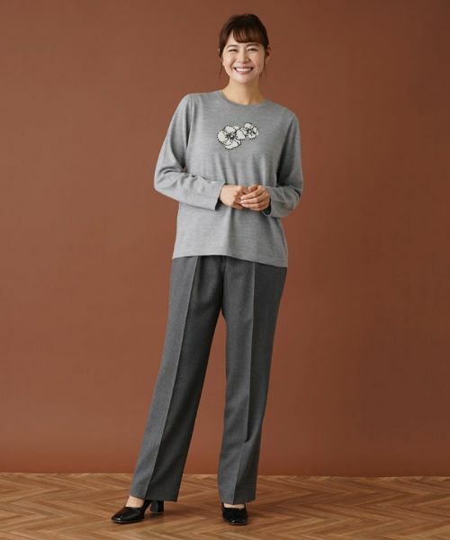 Leilian PLUS HOUSE / レリアンプラスハウス その他パンツ | ストレートロングパンツ | 詳細7