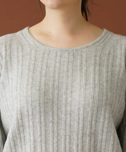 Leilian PLUS HOUSE / レリアンプラスハウス ニット・セーター | 編み柄バルーンスリーブニット | 詳細7