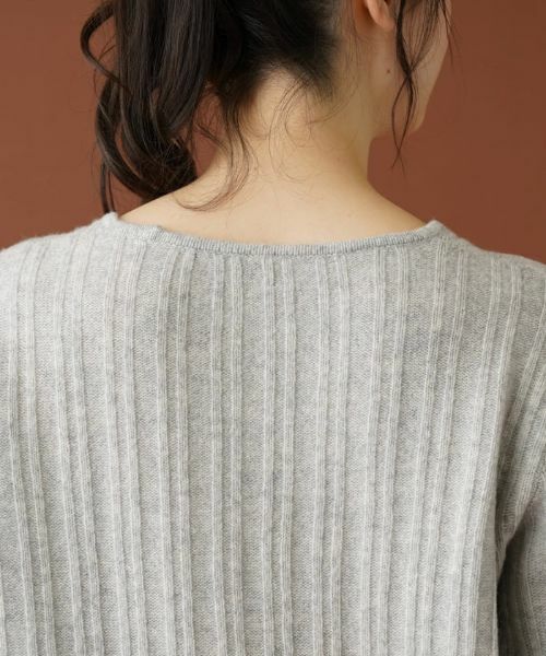 Leilian PLUS HOUSE / レリアンプラスハウス ニット・セーター | 編み柄バルーンスリーブニット | 詳細8