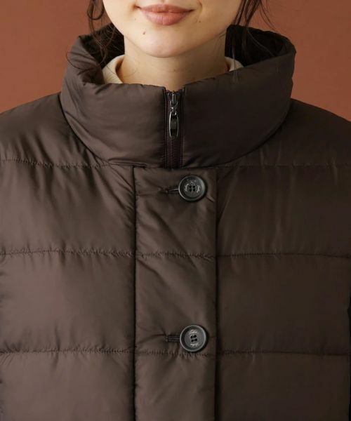 Leilian PLUS HOUSE / レリアンプラスハウス その他アウター | スタンドカラーキルティングロングコート | 詳細10