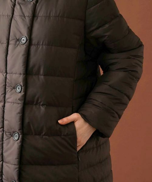 Leilian PLUS HOUSE / レリアンプラスハウス その他アウター | スタンドカラーキルティングロングコート | 詳細14