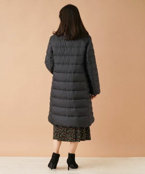 Leilian PLUS HOUSE / レリアンプラスハウス その他アウター | スタンドカラーキルティングロングコート | 詳細3