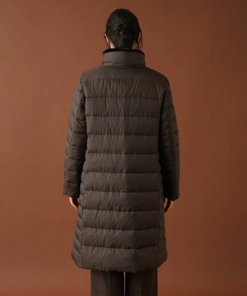 Leilian PLUS HOUSE / レリアンプラスハウス その他アウター | スタンドカラーキルティングロングコート | 詳細9