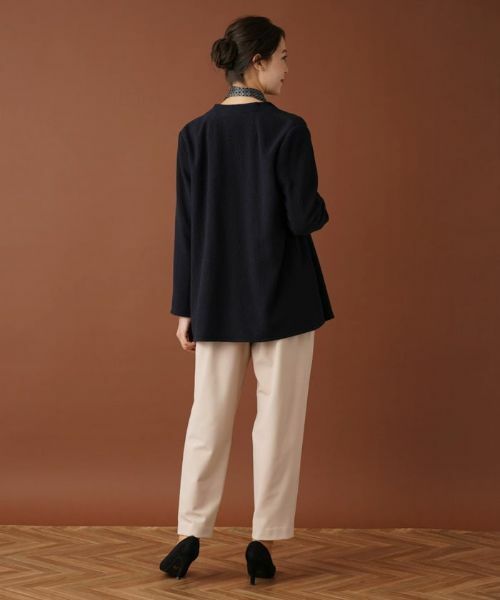 Leilian PLUS HOUSE / レリアンプラスハウス テーラードジャケット | キルトピンニットジャケット【BONOTTO】 | 詳細14