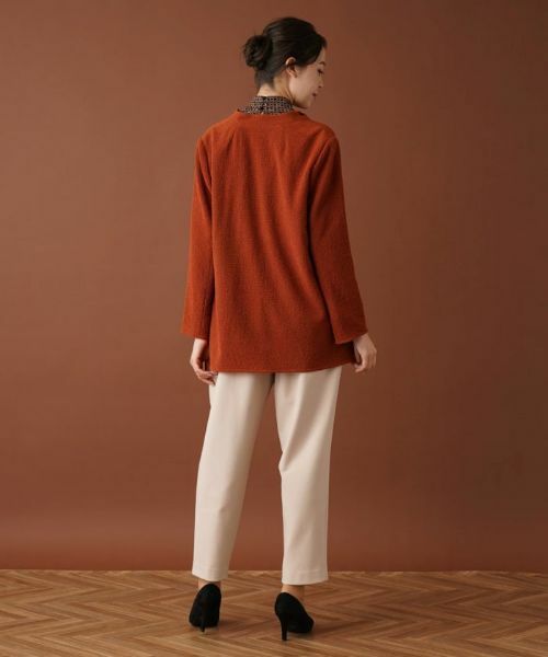 Leilian PLUS HOUSE / レリアンプラスハウス テーラードジャケット | キルトピンニットジャケット【BONOTTO】 | 詳細3