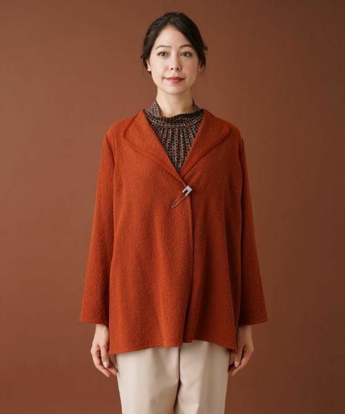 Leilian PLUS HOUSE / レリアンプラスハウス テーラードジャケット | キルトピンニットジャケット【BONOTTO】 | 詳細4