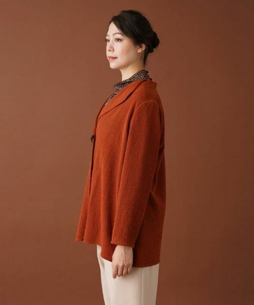 Leilian PLUS HOUSE / レリアンプラスハウス テーラードジャケット | キルトピンニットジャケット【BONOTTO】 | 詳細5