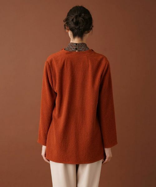 Leilian PLUS HOUSE / レリアンプラスハウス テーラードジャケット | キルトピンニットジャケット【BONOTTO】 | 詳細6