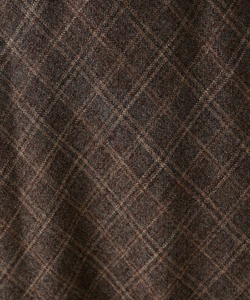 Leilian PLUS HOUSE / レリアンプラスハウス ミニ・ひざ丈スカート | バイアスチェックフレアスカート | 詳細11