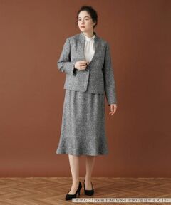 Leilian PLUS HOUSE / レリアンプラスハウス セットアップ | ツイードスーツ【セレモニー】