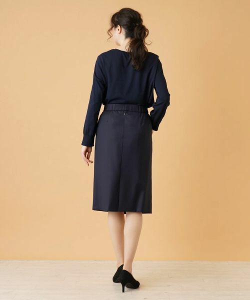 Leilian PLUS HOUSE / レリアンプラスハウス ミニ・ひざ丈スカート | タイトスカート【LORO PIANA】 | 詳細16