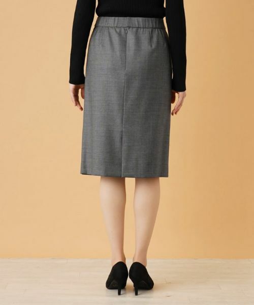 Leilian PLUS HOUSE / レリアンプラスハウス ミニ・ひざ丈スカート | タイトスカート【LORO PIANA】 | 詳細6