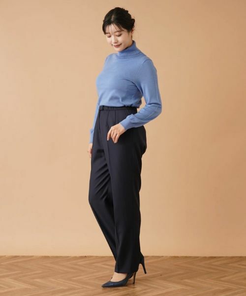 Leilian PLUS HOUSE / レリアンプラスハウス その他パンツ | センタープレスパンツ【LORO PIANA】 | 詳細13