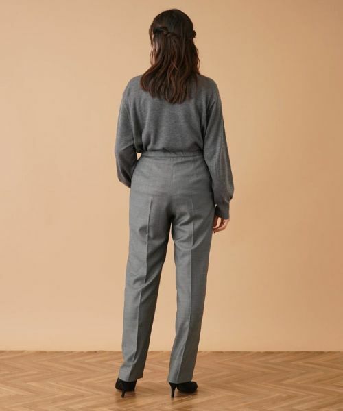 Leilian PLUS HOUSE / レリアンプラスハウス その他パンツ | センタープレスパンツ【LORO PIANA】 | 詳細3