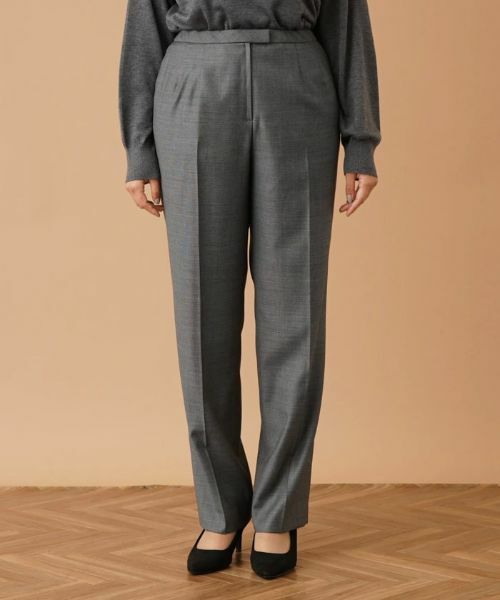 Leilian PLUS HOUSE / レリアンプラスハウス その他パンツ | センタープレスパンツ【LORO PIANA】 | 詳細4