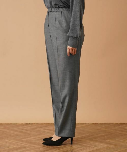 Leilian PLUS HOUSE / レリアンプラスハウス その他パンツ | センタープレスパンツ【LORO PIANA】 | 詳細5