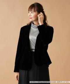 Leilian PLUS HOUSE / レリアンプラスハウス テーラードジャケット | パイルブレザー【セレモニー】