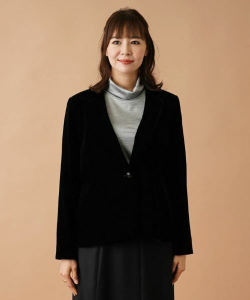 Leilian PLUS HOUSE / レリアンプラスハウス テーラードジャケット | パイルブレザー【セレモニー】 | 詳細4