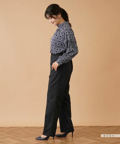 Leilian PLUS HOUSE / レリアンプラスハウス その他パンツ | センタープレスパンツ【プラス企画】 | 詳細2