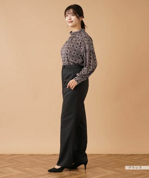 Leilian PLUS HOUSE / レリアンプラスハウス その他パンツ | センタープレスパンツ【プラス企画】 | 詳細5