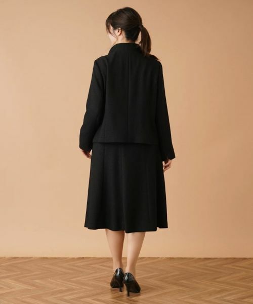 Leilian PLUS HOUSE / レリアンプラスハウス テーラードジャケット | ラウンドカラーフリルジャケット【プラス企画】 | 詳細3