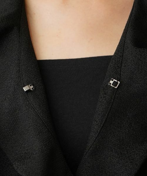 Leilian PLUS HOUSE / レリアンプラスハウス テーラードジャケット | ラウンドカラーフリルジャケット【プラス企画】 | 詳細8