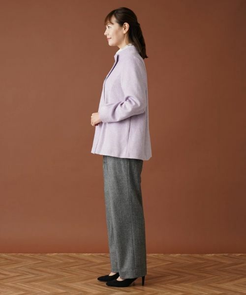 Leilian PLUS HOUSE / レリアンプラスハウス テーラードジャケット | スタンドカラーダブルジャケット【プラス企画】 | 詳細2