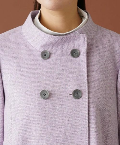 Leilian PLUS HOUSE / レリアンプラスハウス テーラードジャケット | スタンドカラーダブルジャケット【プラス企画】 | 詳細7