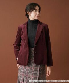 Leilian PLUS HOUSE / レリアンプラスハウス テーラードジャケット | コーデュロイジャケット【プラス企画】