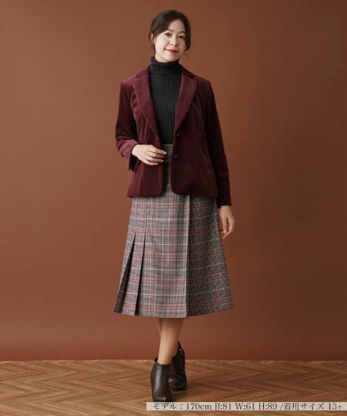 Leilian PLUS HOUSE / レリアンプラスハウス テーラードジャケット | コーデュロイジャケット【プラス企画】 | 詳細1