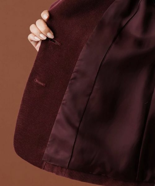 Leilian PLUS HOUSE / レリアンプラスハウス テーラードジャケット | コーデュロイジャケット【プラス企画】 | 詳細12