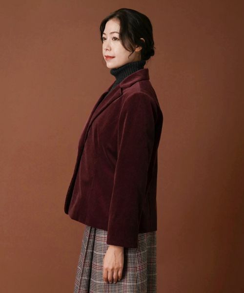 Leilian PLUS HOUSE / レリアンプラスハウス テーラードジャケット | コーデュロイジャケット【プラス企画】 | 詳細5